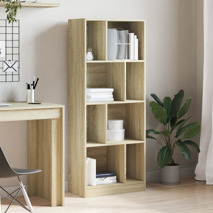 Bookcase Sonoma Oak 57x28.5x141 cm Engineered Wood