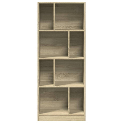 Bookcase Sonoma Oak 57x28.5x141 cm Engineered Wood