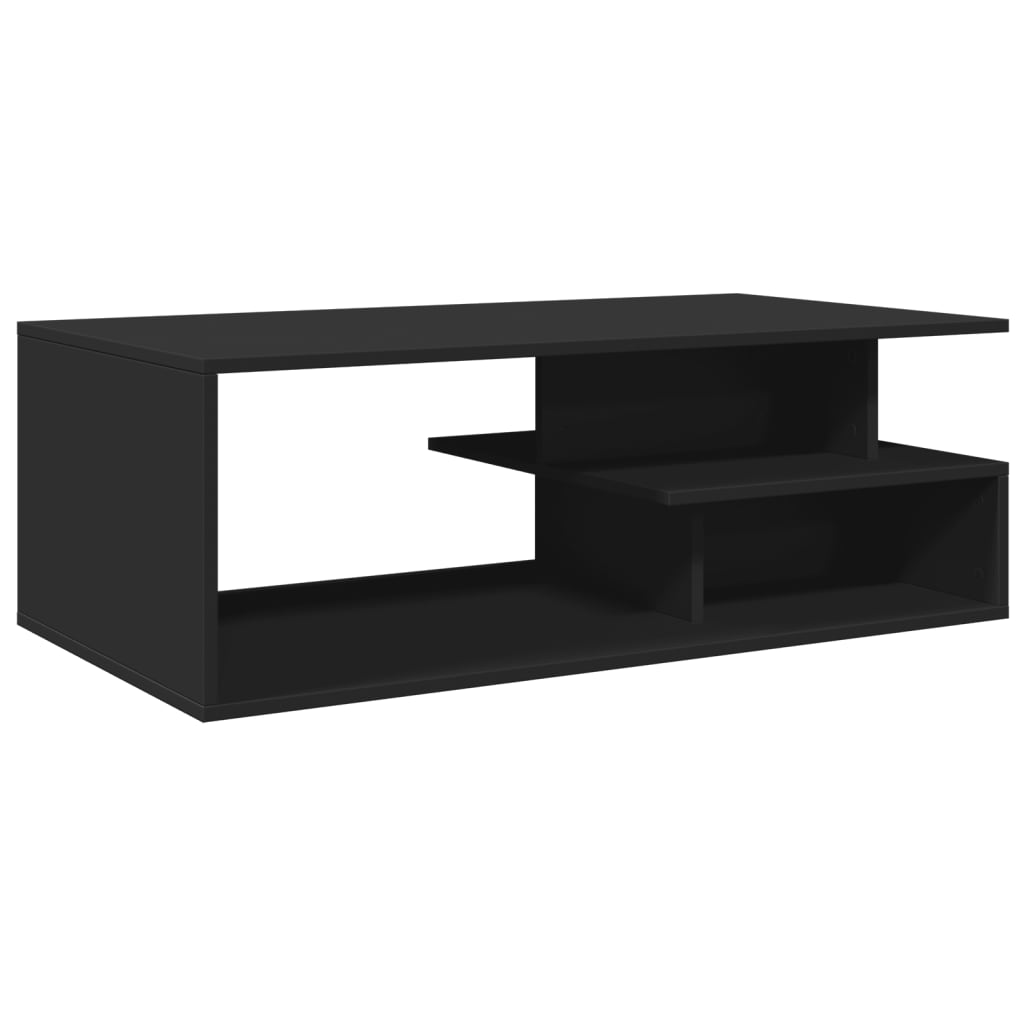 Coffee Table Black 102x55x35 cm Engineered Wood