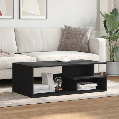 Coffee Table Black 102x55x35 cm Engineered Wood