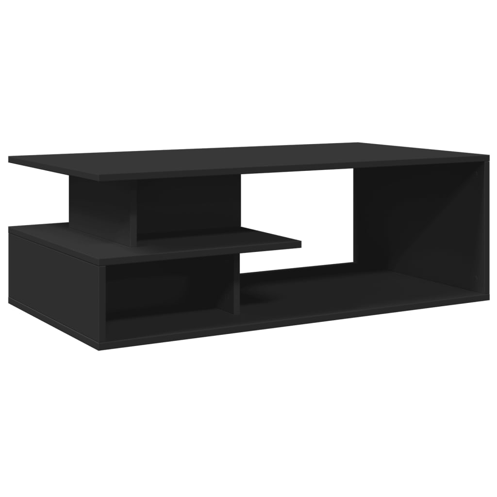 Coffee Table Black 102x55x35 cm Engineered Wood