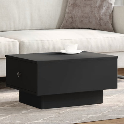 Coffee Table Black 60x45x31 cm Engineered Wood