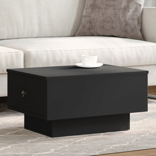 Coffee Table Black 60x45x31 cm Engineered Wood