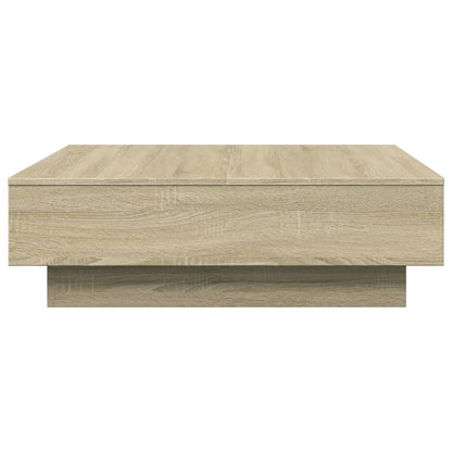 Coffee Table Sonoma Oak 90x90x28 cm Engineered Wood