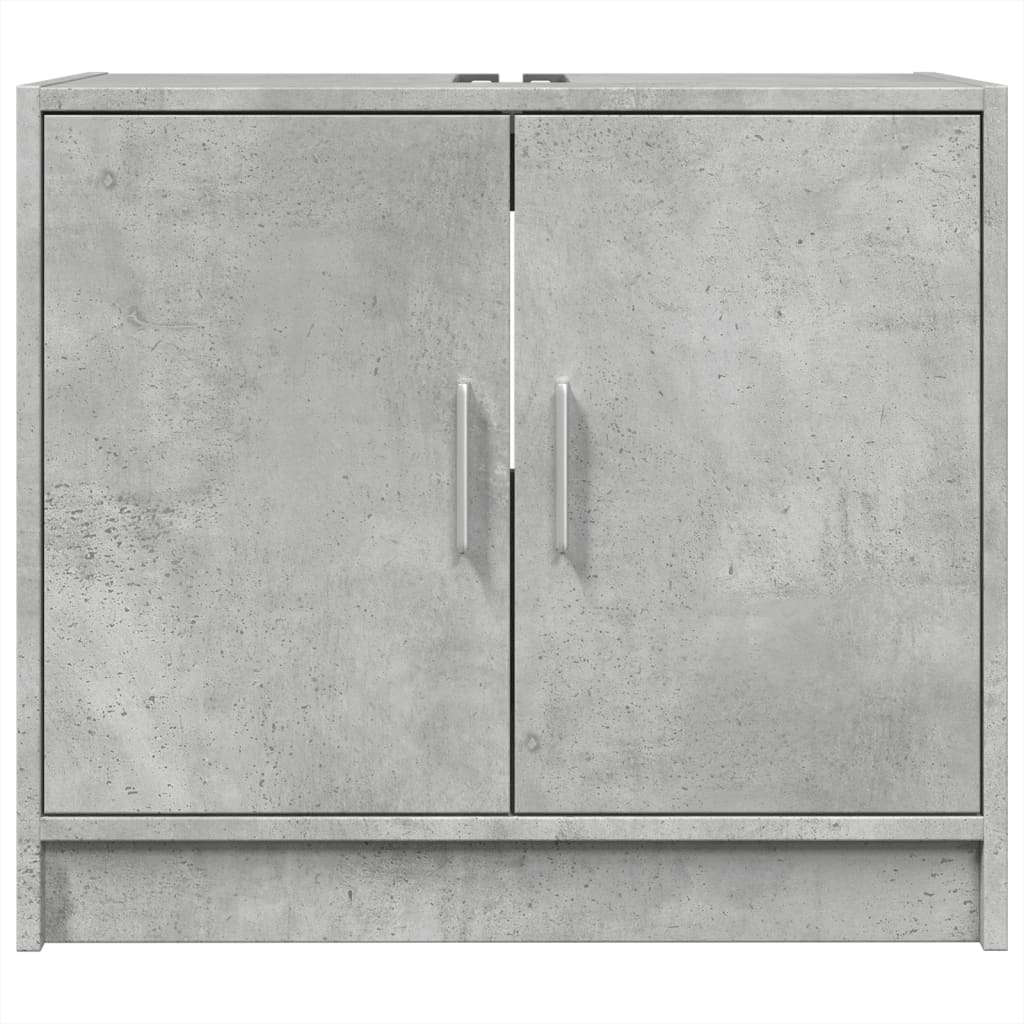 Sink Cabinet Concrete Grey 63x29x55 cm Engineered Wood