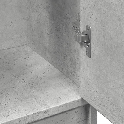 Sink Cabinet Concrete Grey 63x29x55 cm Engineered Wood