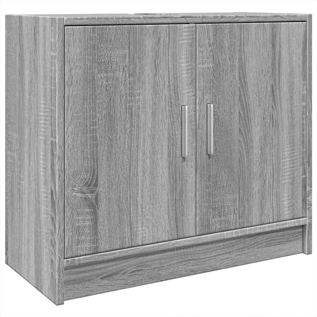 Sink Cabinet Grey Sonoma 63x29x55 cm Engineered Wood