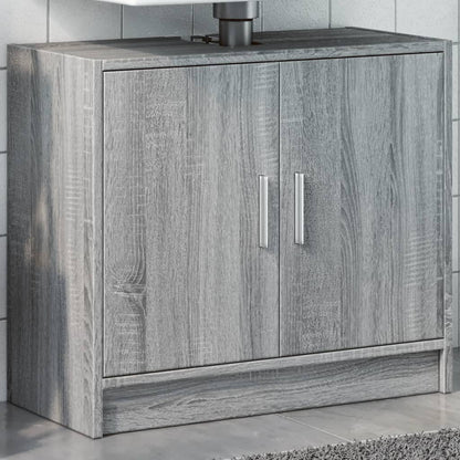 Sink Cabinet Grey Sonoma 63x29x55 cm Engineered Wood