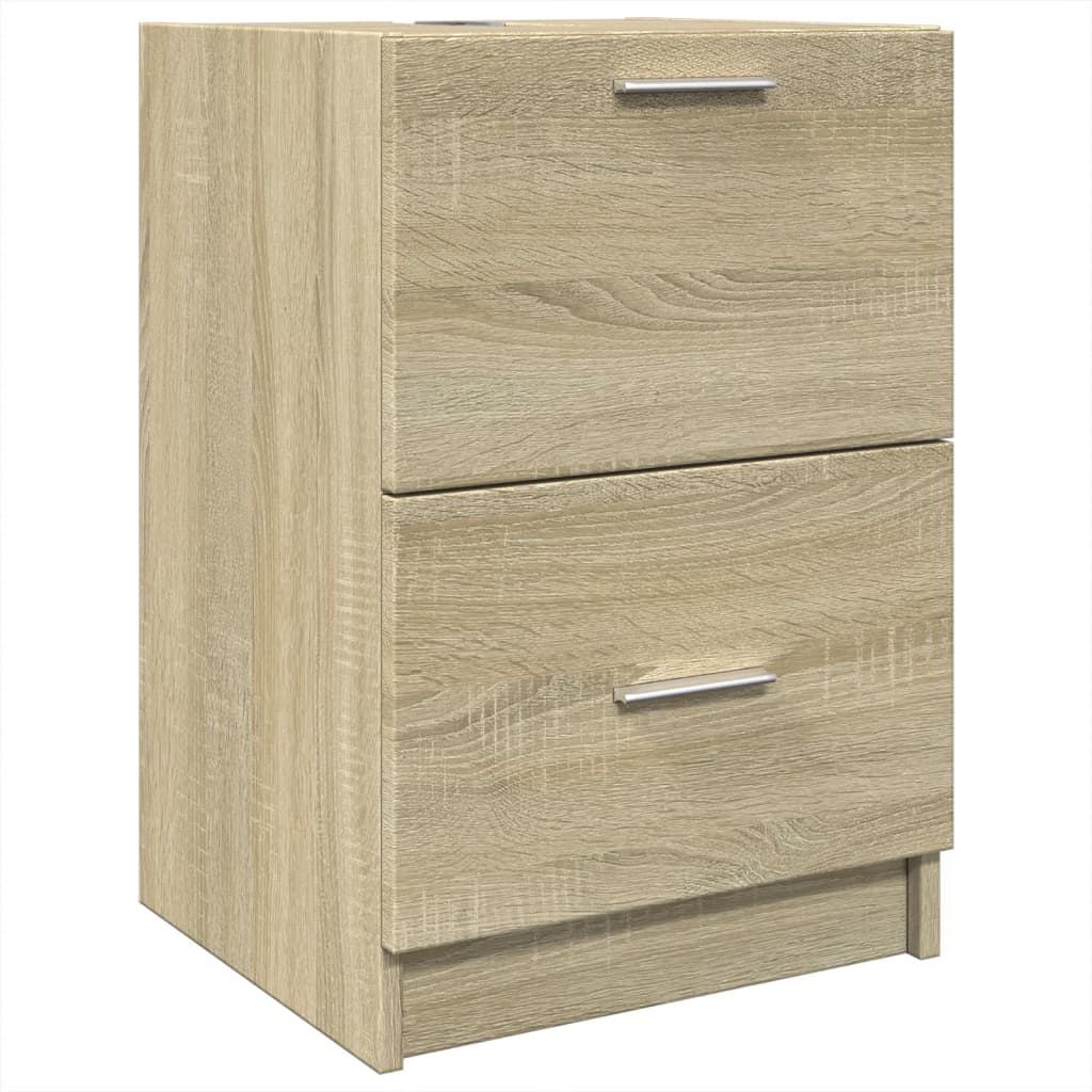 Sink Cabinet Sonoma Oak 40x37x59 cm Engineered Wood