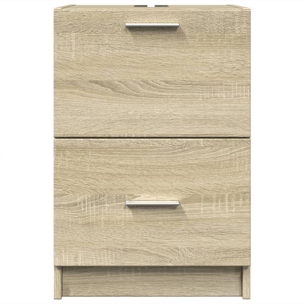 Sink Cabinet Sonoma Oak 40x37x59 cm Engineered Wood