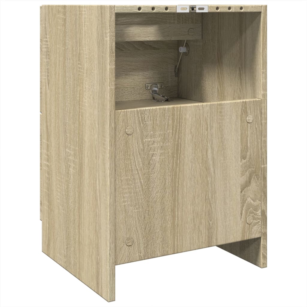 Sink Cabinet Sonoma Oak 40x37x59 cm Engineered Wood