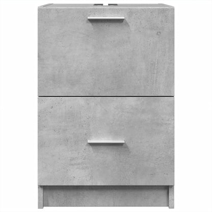 Sink Cabinet Concrete Grey 40x37x59 cm Engineered Wood