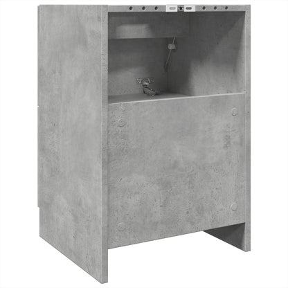 Sink Cabinet Concrete Grey 40x37x59 cm Engineered Wood