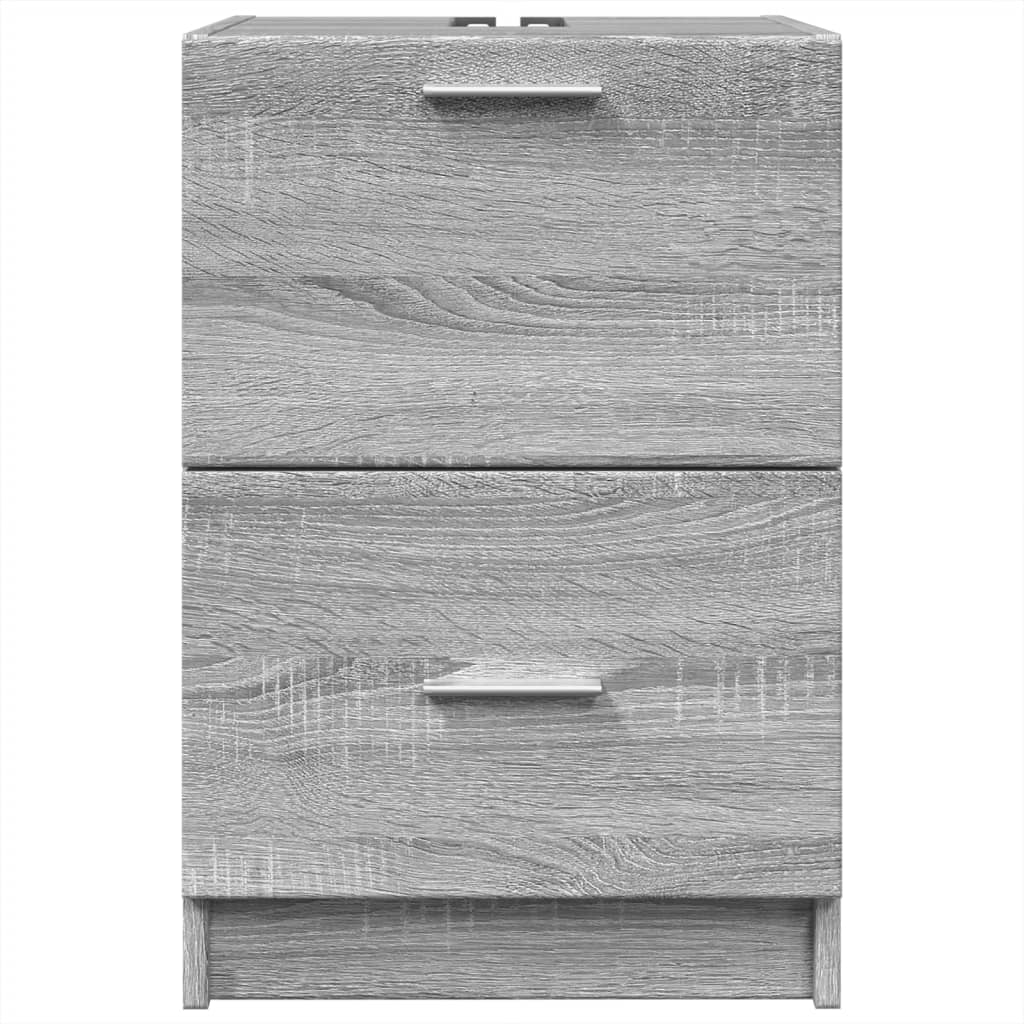 Sink Cabinet Grey Sonoma 40x37x59 cm Engineered Wood