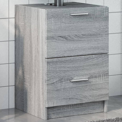 Sink Cabinet Grey Sonoma 40x37x59 cm Engineered Wood