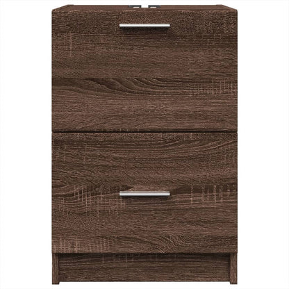 Sink Cabinet Brown Oak 40x37x59 cm Engineered Wood