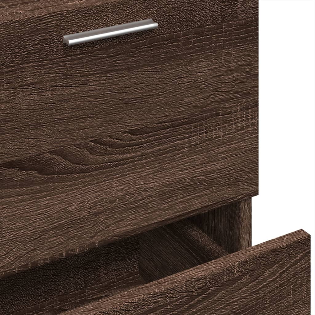 Sink Cabinet Brown Oak 40x37x59 cm Engineered Wood