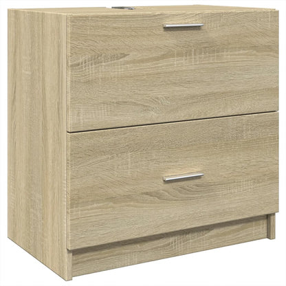 Sink Cabinet Sonoma Oak 59x37x59 cm Engineered Wood