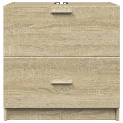 Sink Cabinet Sonoma Oak 59x37x59 cm Engineered Wood