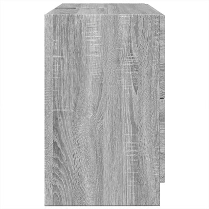 Sink Cabinet Grey Sonoma 78x37x59 cm Engineered Wood