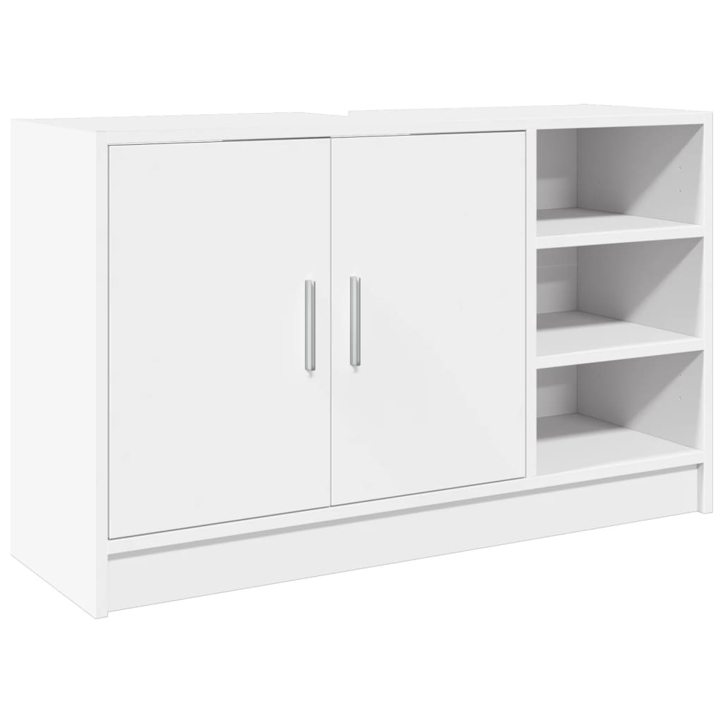 Sink Cabinet White 90x29x55 cm Engineered Wood