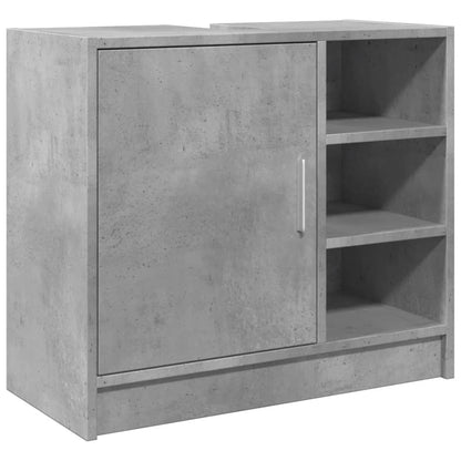 Sink Cabinet Concrete Grey 63x29x55 cm Engineered Wood