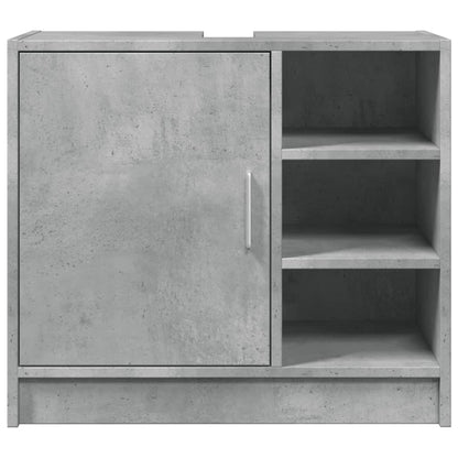 Sink Cabinet Concrete Grey 63x29x55 cm Engineered Wood