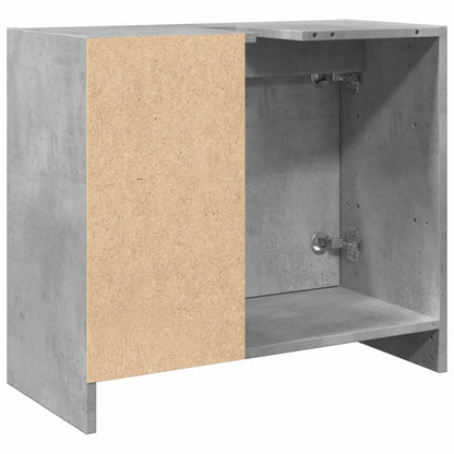 Sink Cabinet Concrete Grey 63x29x55 cm Engineered Wood