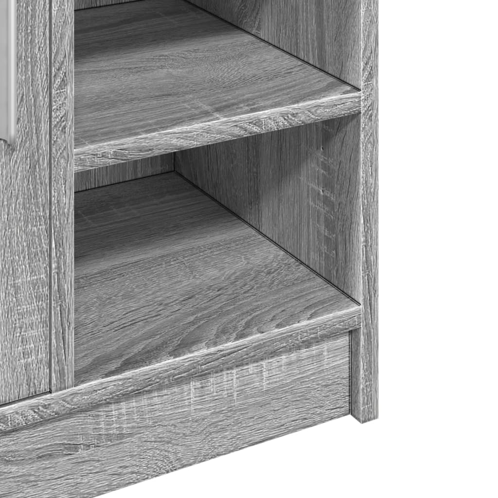 Sink Cabinet Grey Sonoma 63x29x55 cm Engineered Wood