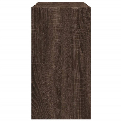 Sink Cabinet Brown Oak 63x29x55 cm Engineered Wood