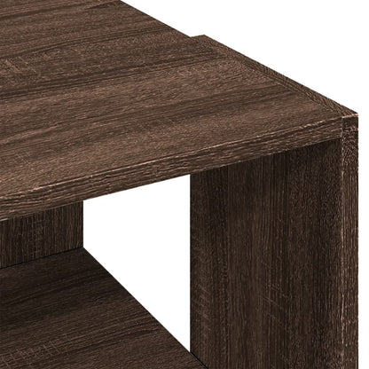 Coffee Table Brown Oak 89.5x48x30 cm Engineered Wood