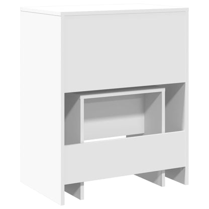 Dressing Table and Stool White 60x40x113.5 cm