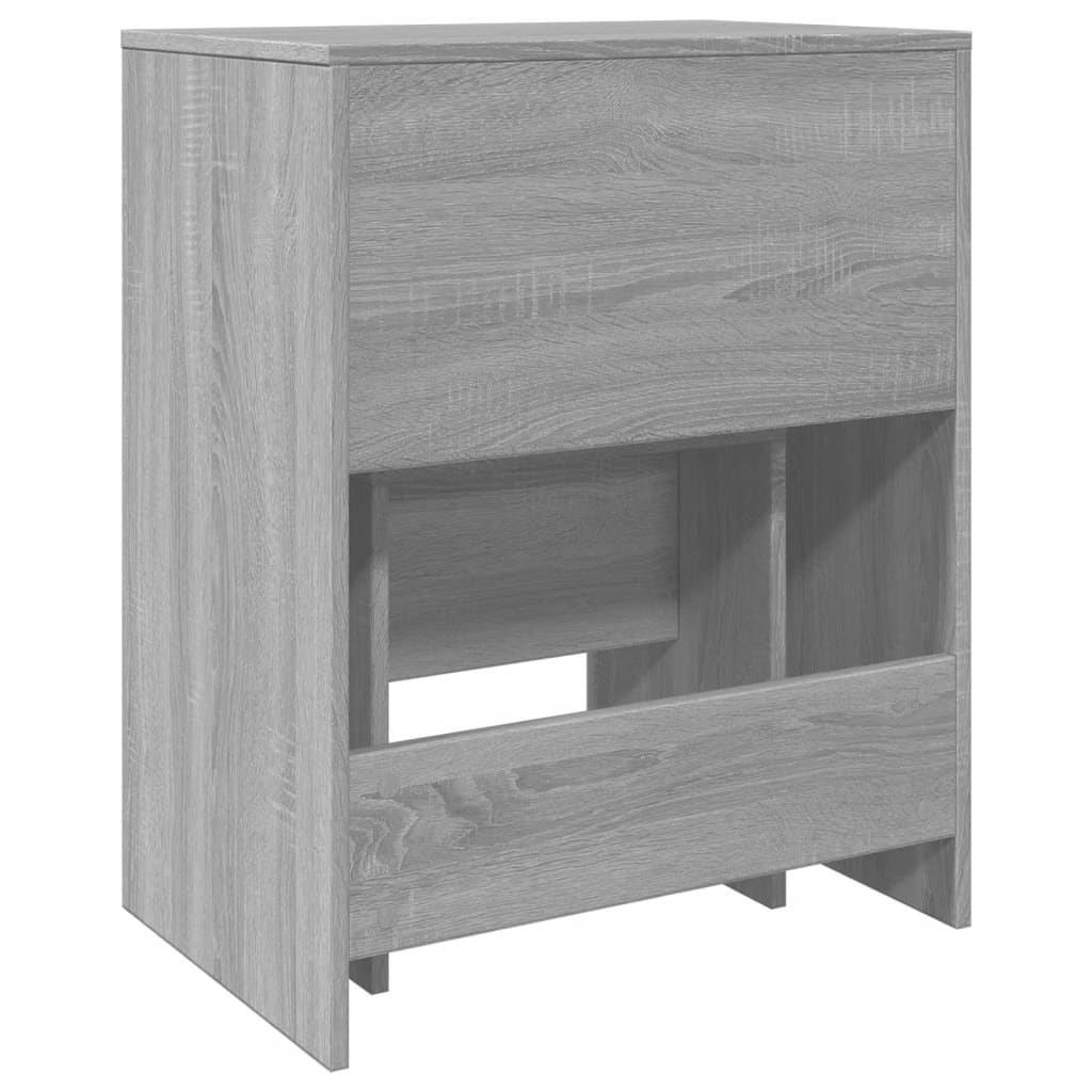 Dressing Table and Stool Grey Sonoma 60x40x113.5 cm