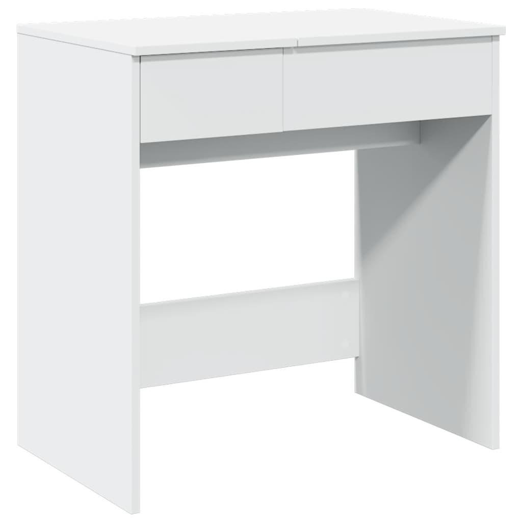 Dressing Table with Mirror White 73x46.5x120 cm