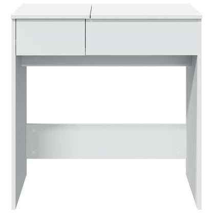 Dressing Table with Mirror White 73x46.5x120 cm