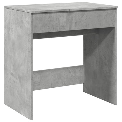 Dressing Table with Mirror Concrete Grey 73x46.5x120 cm