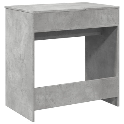 Dressing Table with Mirror Concrete Grey 73x46.5x120 cm