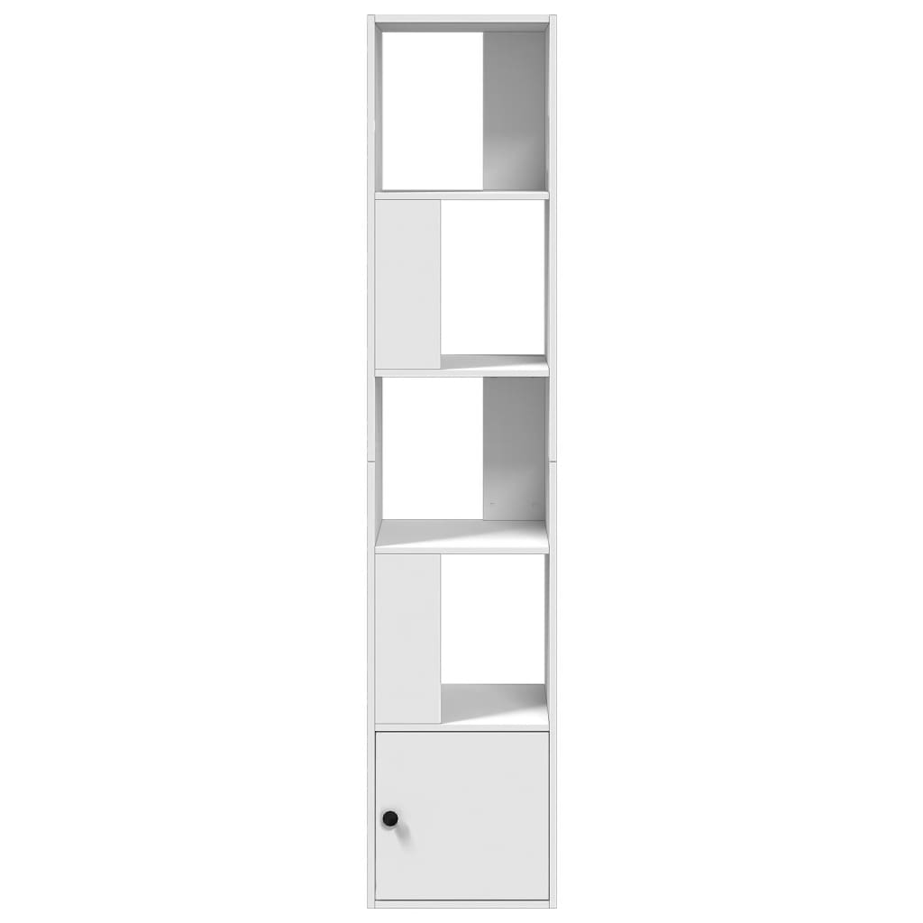 Bookcase White 40x36x189 cm Engineered Wood