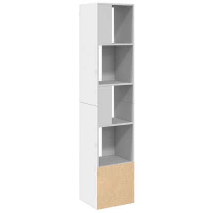 Bookcase White 40x36x189 cm Engineered Wood