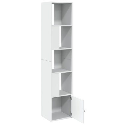 Bookcase White 40x36x189 cm Engineered Wood