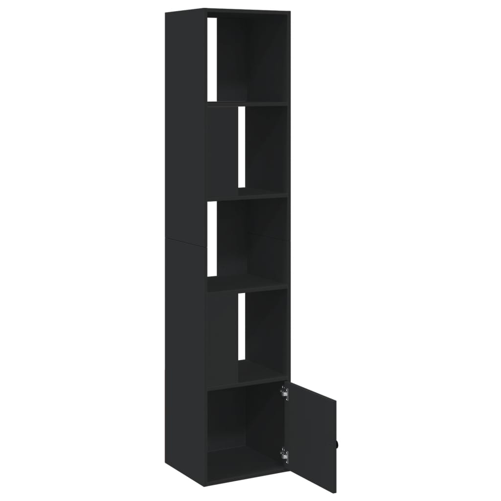 Bookcase Black 40x36x189 cm Engineered Wood