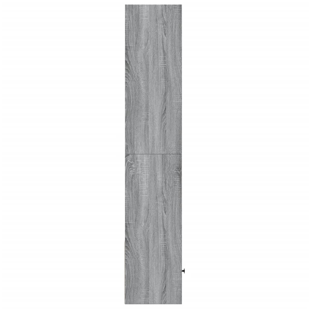 Bookcase Grey Sonoma 40x36x189 cm Engineered Wood