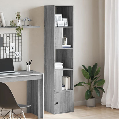 Bookcase Grey Sonoma 40x36x189 cm Engineered Wood