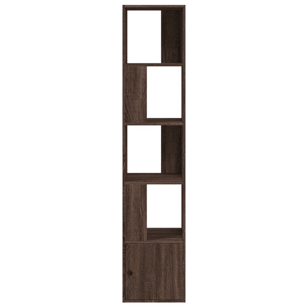 Bookcase Brown Oak 40x36x189 cm Engineered Wood