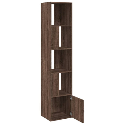 Bookcase Brown Oak 40x36x189 cm Engineered Wood