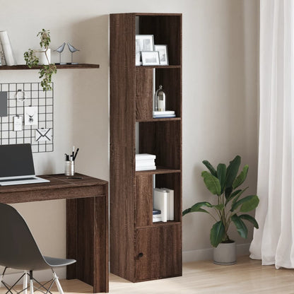 Bookcase Brown Oak 40x36x189 cm Engineered Wood