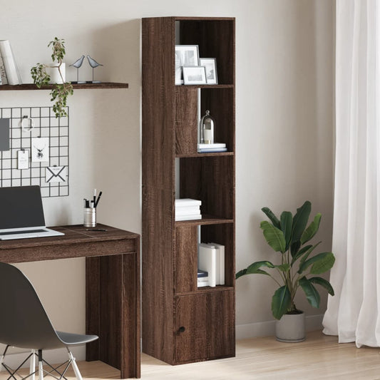 Bookcase Brown Oak 40x36x189 cm Engineered Wood