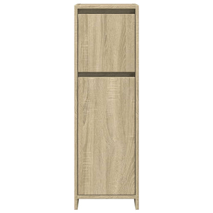 Bathroom Cabinet Sonoma Oak 30x30x95 cm Engineered Wood