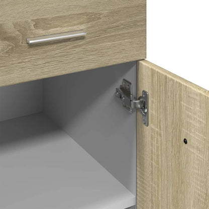 Drawer Bottom Cabinet Sonoma Oak 80x46x81.5 cm Engineered Wood