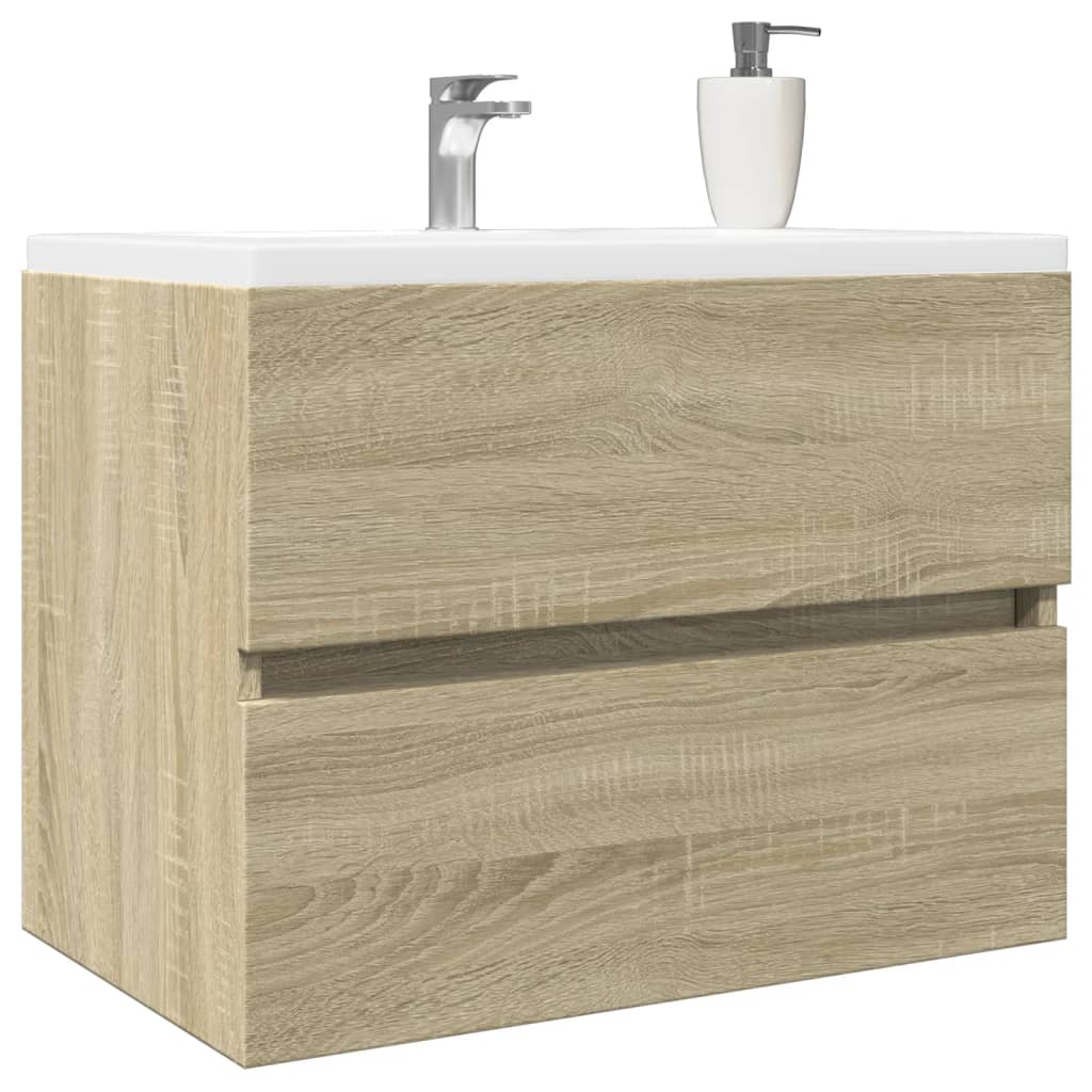 Sink Cabinet Sonoma Oak 60x38.5x45 cm Engineered Wood